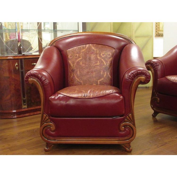 【送料無料】　イタリア製　本革　応接ソファ３点セット 2P+1P+1P　<BM　Style> |  | 02