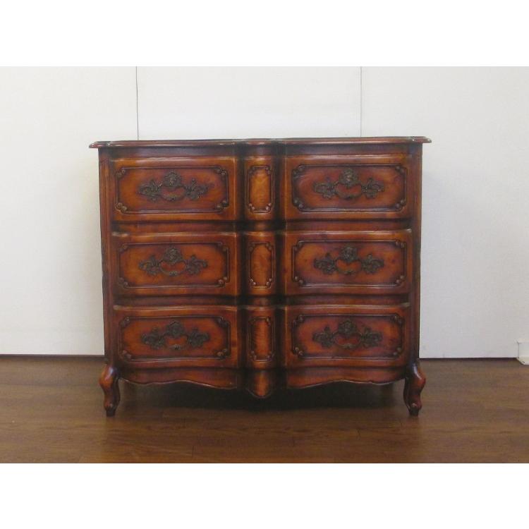 【送料無料】　イギリス製　３段チェスト　ブラウン | 