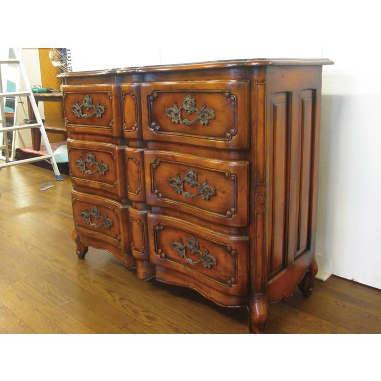 【送料無料】　イギリス製　３段チェスト　ブラウン |  | 01