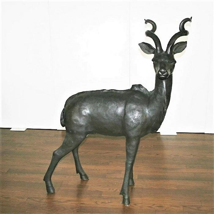 紳士鹿の置物　ヨーロッパ　欧州　工芸品　美術品 訳あり 紳士鹿の置物 ヨーロッパ 欧州 工芸品 美術品 訳あり 紳士鹿の置物