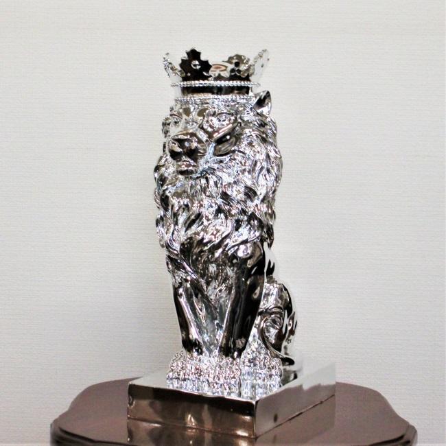 王冠を被ったライオン　シルバー　 |  | 01