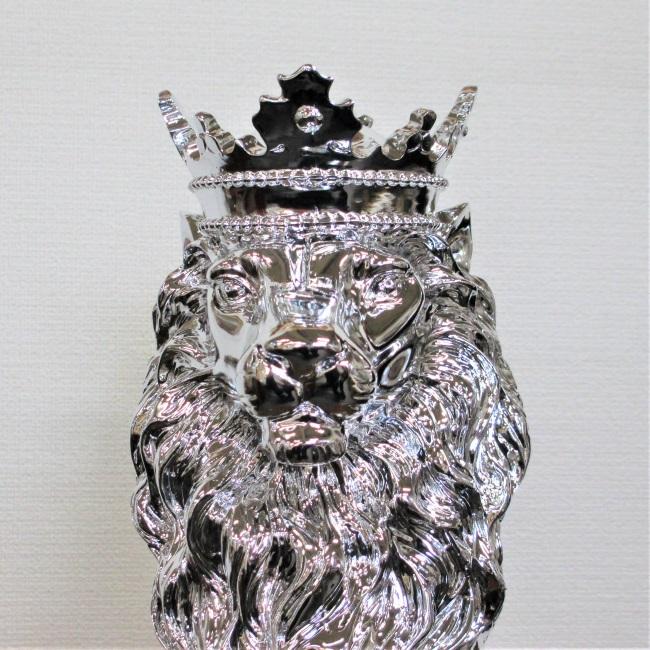 王冠を被ったライオン　シルバー　 |  | 03