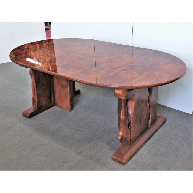 ダイニングセット 7点 幅185cm 楕円 イタリア製 日本製 紅葉材 和モダン アンティーク調 クラシック 高級家具 送料無料 開梱設置付 |  | 03