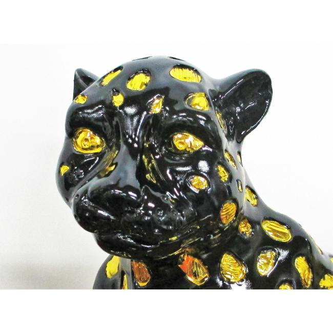 ヒョウ 置物 ブラック×ゴールド オブジェ インテリア オーナメント 玄関 送料無料 インテリア雑貨 ヨーロピアン アンティーク プレゼント ギフト |  | 02