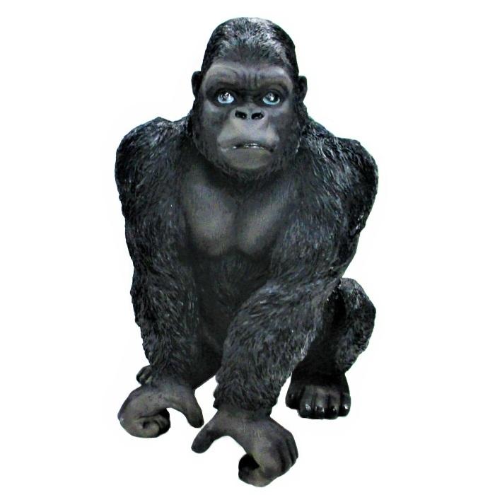 ゴリラ 置物 オブジェ インテリア マウンテンゴリラ オーナメント 玄関 送料無料 インテリア雑貨 ヨーロピアン アンティーク プレゼント ギフト | 