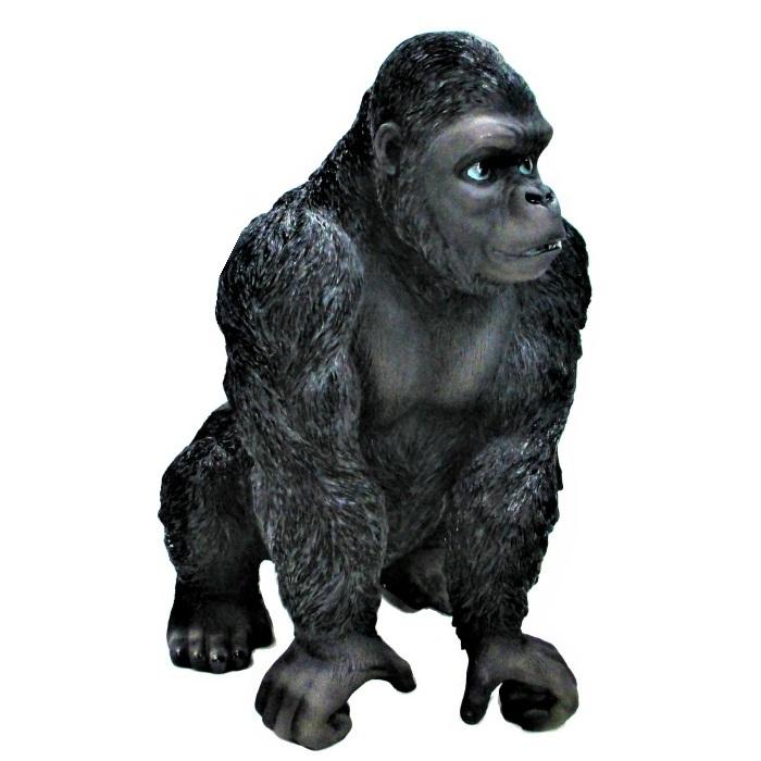 ゴリラ 置物 オブジェ インテリア マウンテンゴリラ オーナメント 玄関 送料無料 インテリア雑貨 ヨーロピアン アンティーク プレゼント ギフト |  | 01