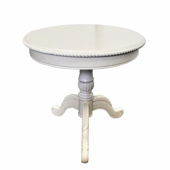 カフェテーブルセット 3点 60cm 丸型 ホワイト 白家具 猫脚 ロココ調 ヨーロピアン アンティーク 北欧 ロマンチック 姫 クラシック |  | 02