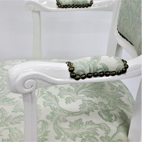 カフェテーブルセット 3点 60cm 丸型 ホワイト 白家具 猫脚 ロココ調 ヨーロピアン アンティーク 北欧 ロマンチック 姫 クラシック |  | 07