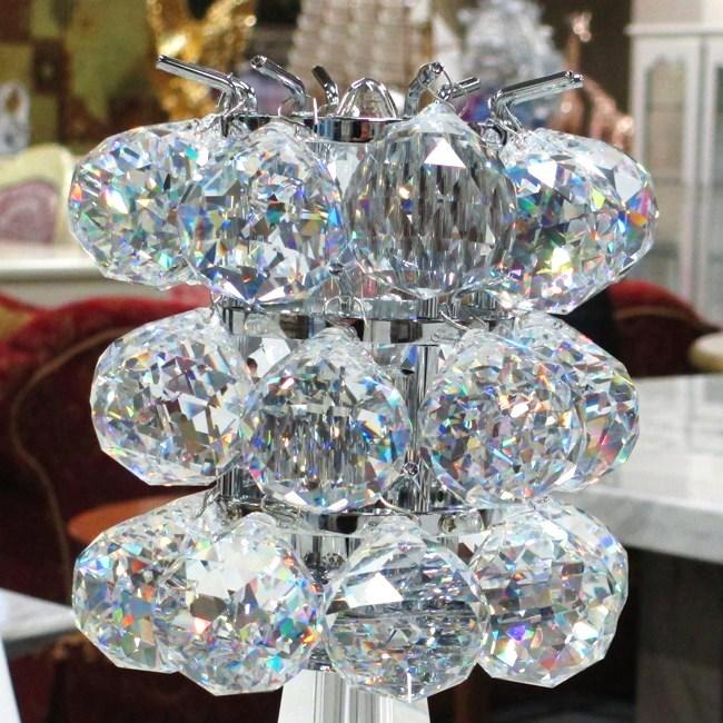 テーブルランプ 1灯 クリスタル シルバー スタンドライト 間接照明 おしゃれ スタンド照明 スタンドシャンデリア ヨーロッパ プリンセス 送料無料 |  | 02