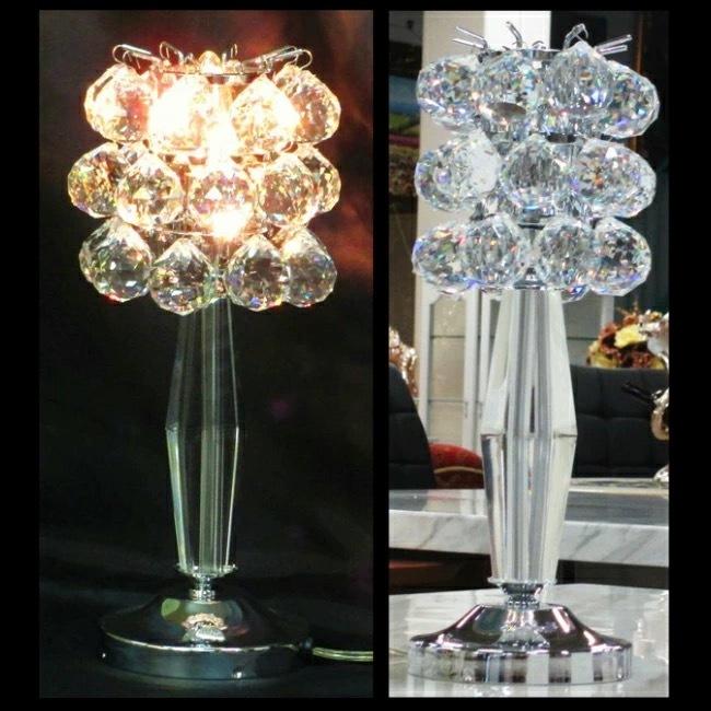 テーブルランプ 1灯 クリスタル シルバー スタンドライト 間接照明 おしゃれ スタンド照明 スタンドシャンデリア ヨーロッパ プリンセス 送料無料 |  | 06