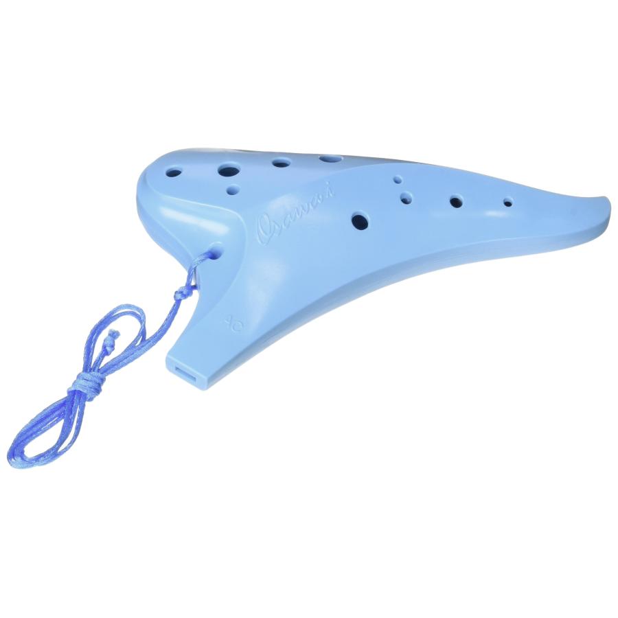 ★オカリナ 2本セット　【水色、赤茶】 TNG オカリナ 楽器 シングル [ 12穴 / アルト/レッド ] 高級 C調