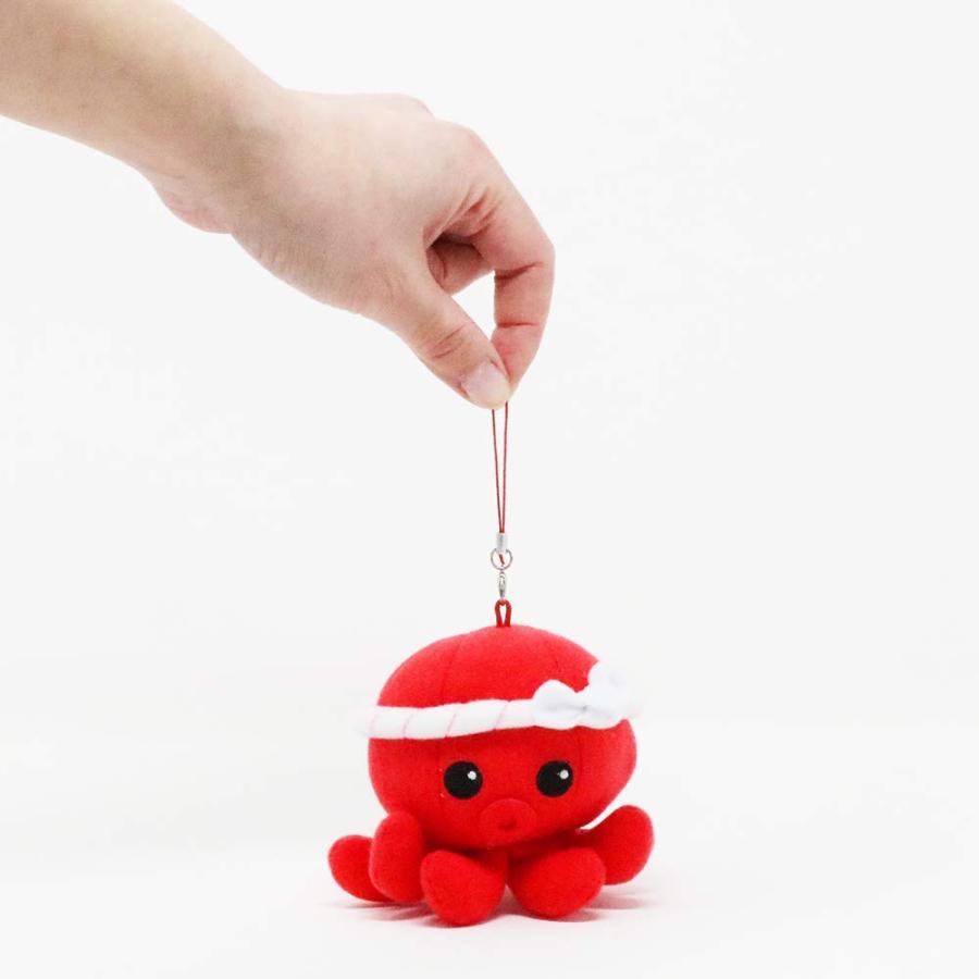 オクトパス君 マスコット ストラップ ぬいぐるみ 合格祈願