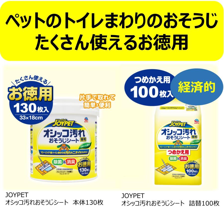 JOYPET(ジョイペット) オシッコ汚れ専用おそうじシート 徳用 イヌ用 |  | 05