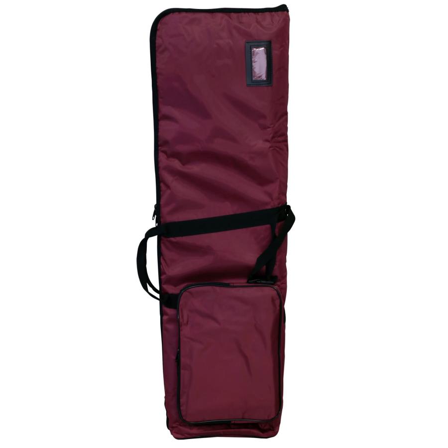 民謡 地唄 小唄 長唄三味線用 三味線バッグ JSB-1N エンジ