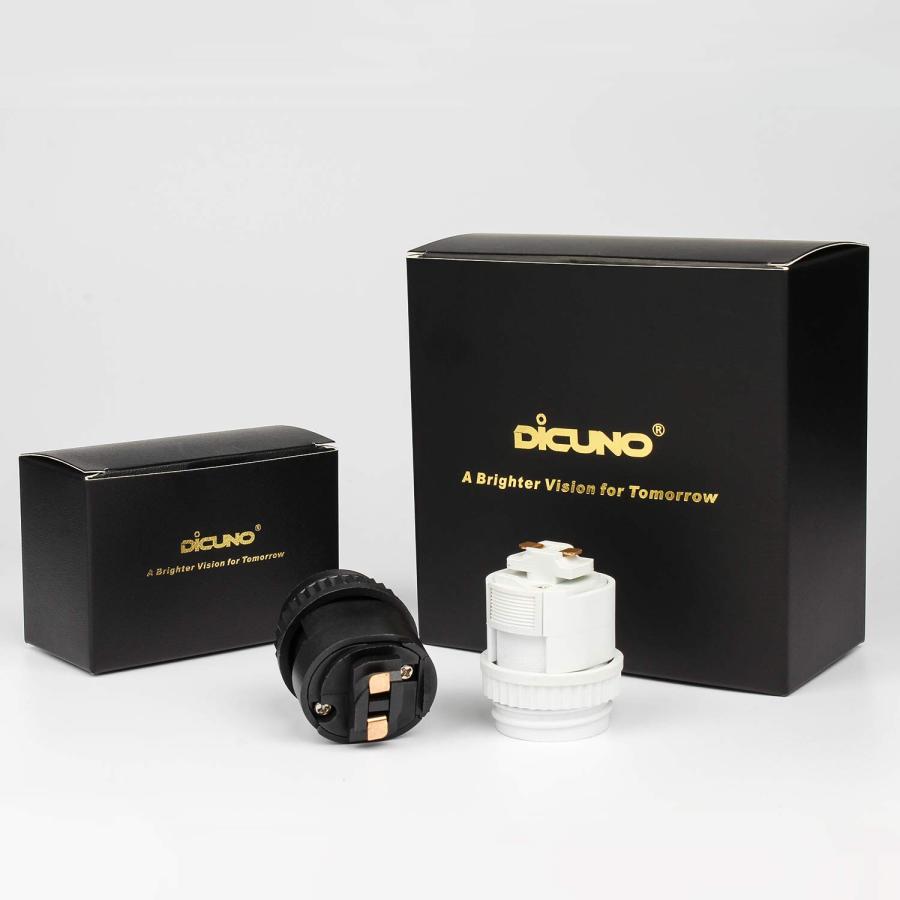 DiCUNO ライティングレールソケット ダクトレール用 電球ソケット 黒 E26口金対応 LED専用レール照明器具 天井照明 6個セット |  | 05