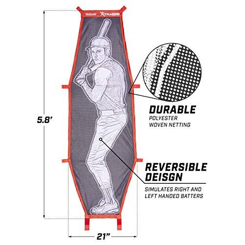 GoSports 野球&ソフトボールピッチングキット - ストライクゾーンとXTRAMANダミーバッターで精度トレーニングを練習。 |  | 05