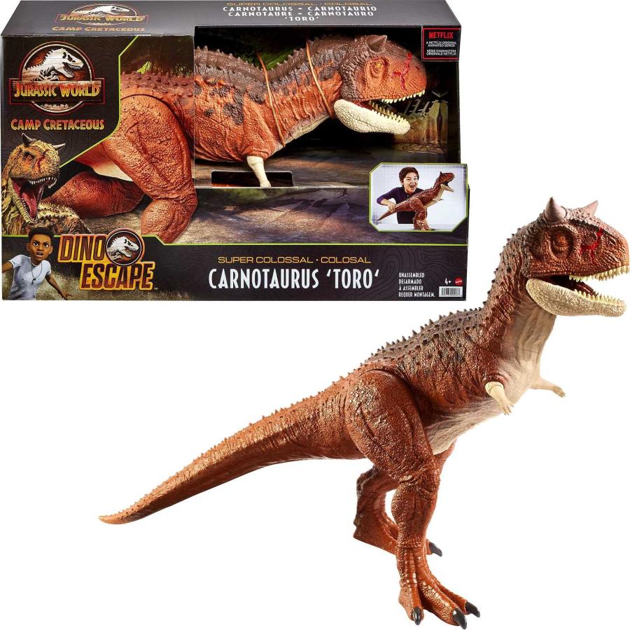 ジュラシック・ワールド スーパーアクション! カルノタウルス ブル Amazon.co.jp: マテル(MATTEL) ジュラシックワールド(JURASSIC