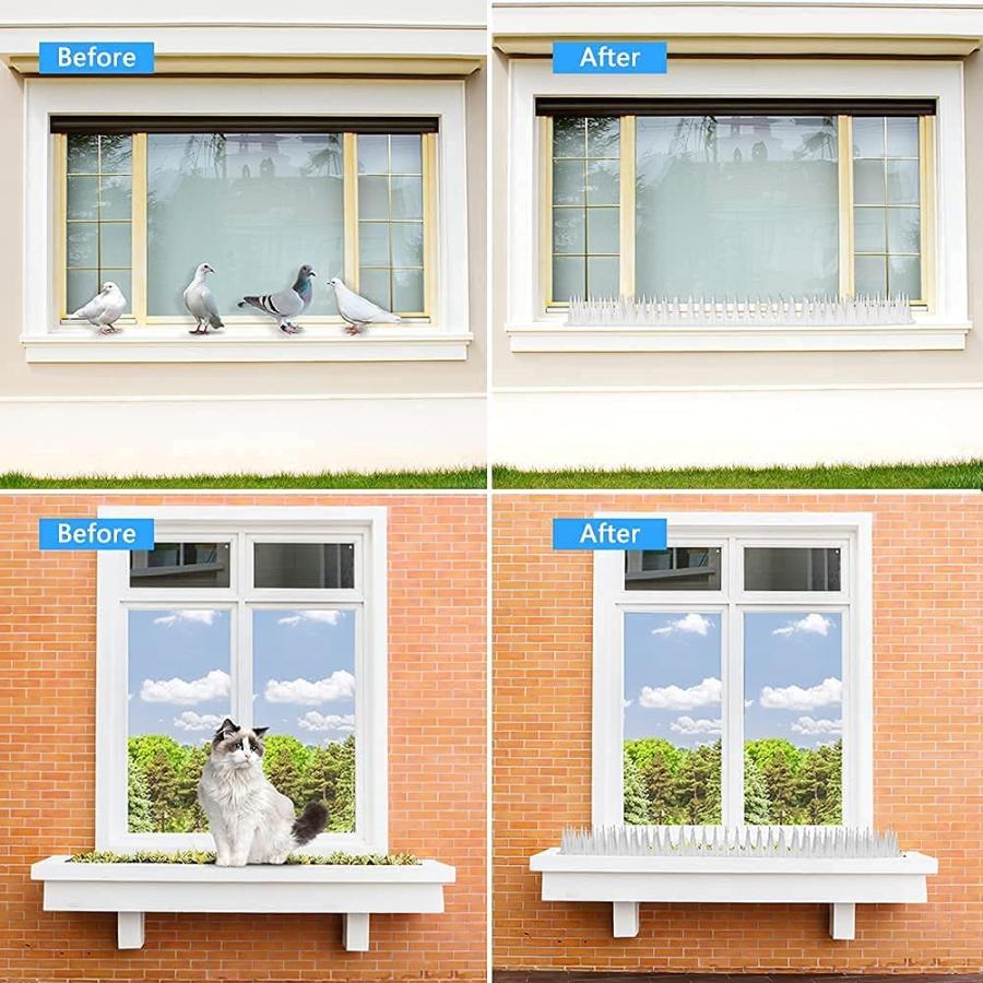 fieldlabo トゲトゲマット 鳥よけ カラスよけ 鳩よけ 糞害 対策 迷惑な 巣作り 防止グッズ 14枚入り (透明) |  | 04