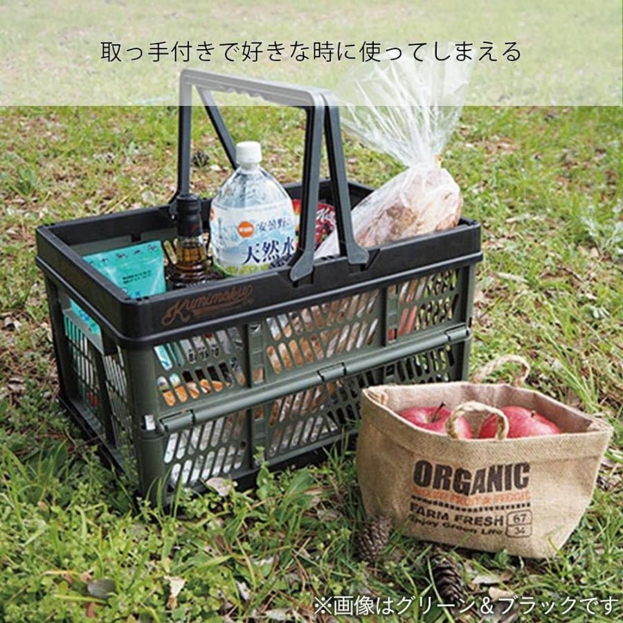 カインズ(CAINZ) 折りたたみコンテナ 31×44.2×25cm レッド
