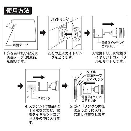 新潟精機 SK 電着ダイヤモンドコアドリル 8mm DC-8｜hyper-market｜07