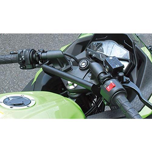 キジマ (kijima)バイク バイクパーツ ハンドルマウントステー Ninja250(ニンジャ250)('13-) ブラック KAWASAKI 20｜hyper-market｜04