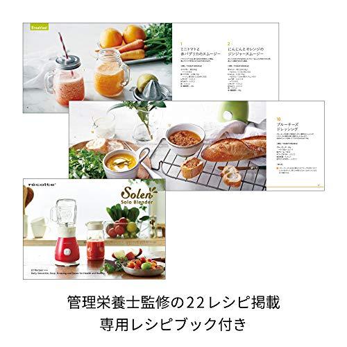 レコルト ソロブレンダー ソラン RSB-3 recolte Solo Blender Solen (レッド)｜hyper-market｜09