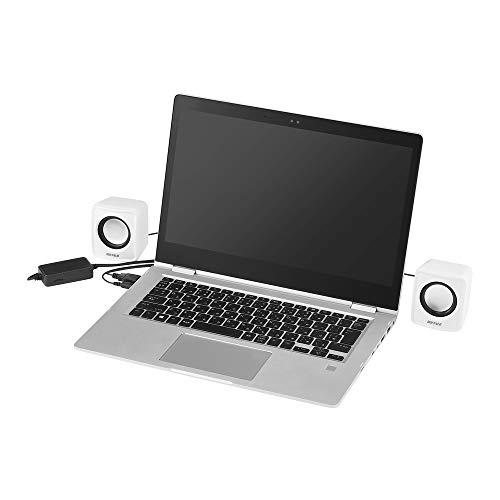 BUFFALO PC用スピーカー USB電源コンパクトサイズ ホワイト BSSP105UWH｜hyper-market｜04