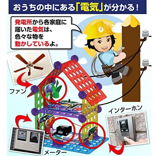 電子回路　実験　電脳サーキット　マイホーム　知育玩具　日本語実験ガイド付　電気の仕組みを学ぶおもちゃ