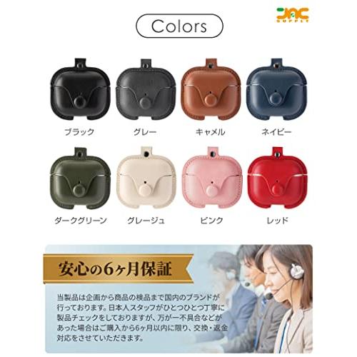 JAC Airpods 第３世代専用PUレザーケース お洒落 前面LEDランプが見える 全面保護 耐衝撃 ワイヤレス充電対応(Airpods第3世代,｜hyper-market｜07