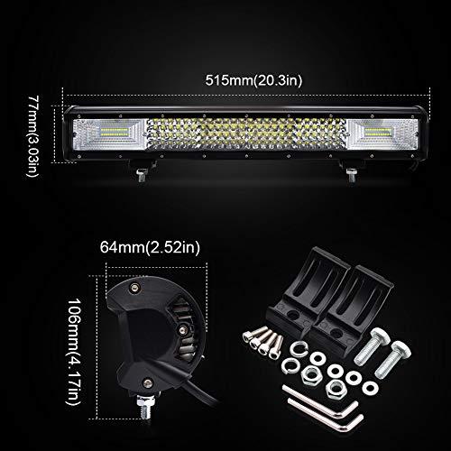 Safego 384W LED作業灯 ワークライト ライバー 混合光 広角、狭角兼用タイプ 144連LED 車外灯 農業機械 汎用 防水・防塵・耐震・｜hyper-market｜02