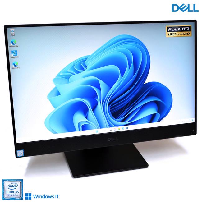 フルHD 23.8型液晶一体型パソコン DELL Optiplex 7460 AIO Core i5 8500 m.2SSD256G HDD500G メモリ8GB Wi-Fi Windows11 | DELL