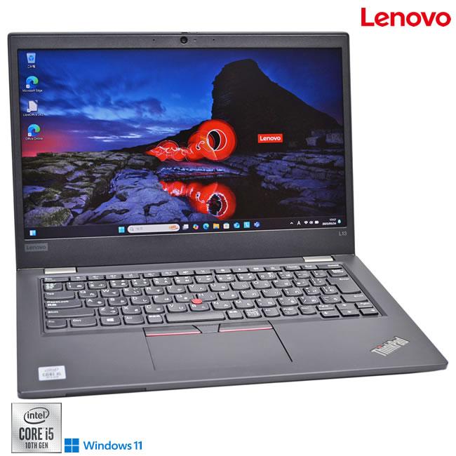 Windows11 13.3型 モバイル Lenovo ThinkPad L13 Core i5 10210U メモリ8G M.2SSD256G Webカメラ Wi-Fi Bluetooth USBType-C | ThinkPad