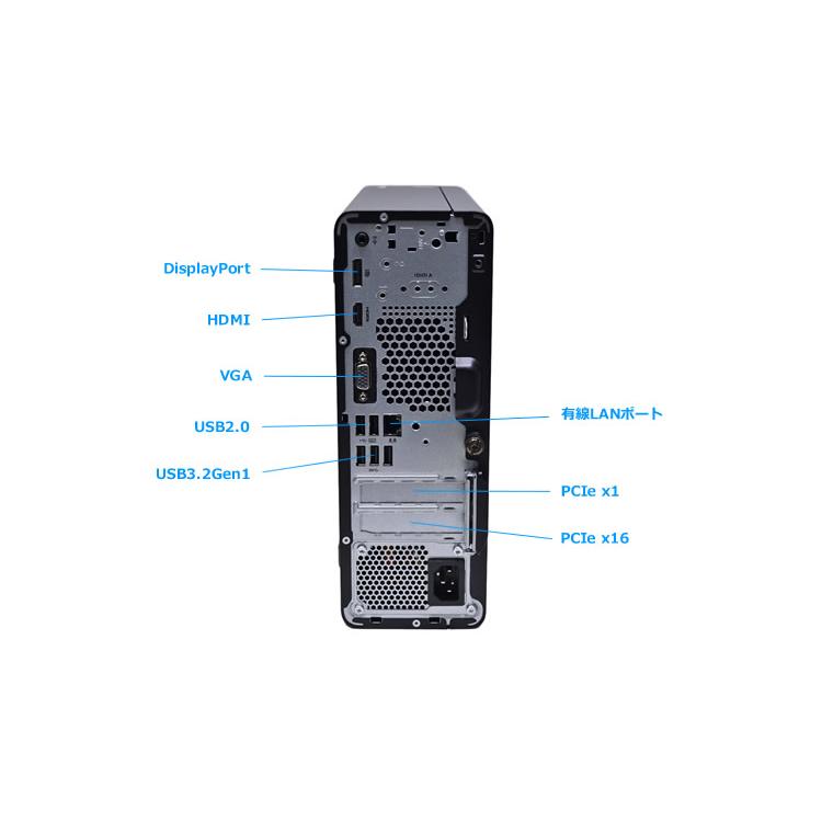 HDMI 省スペース HP Pro SFF 400 G9 第14世代 Core i5 14500 M.2SSD512G メモリ16G USBType-C マルチ Windows11 中古 | 日本HP | 03