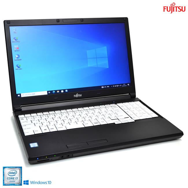 ノートパソコン 富士通 LIFEBOOK A746/P Core i7 6600U メモリ8G 新品SSD256G DVD SDXC Windows10 中古 | 富士通