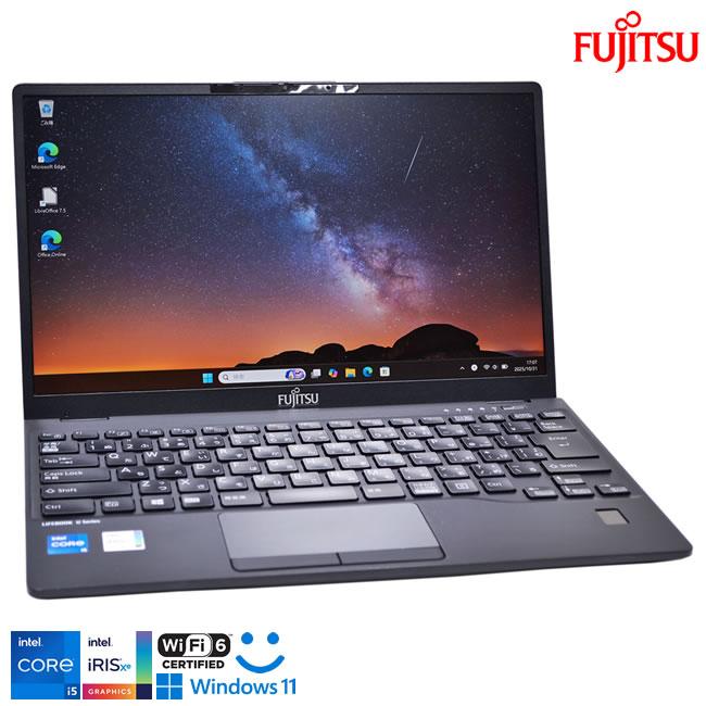 フルHD Wi-Fi6 顔認証 モバイル 富士通 LIFEBOOK U9311/F Core i5 1145G7 IrisXe M.2SSD256G メモリ8G USBType-C Windows11 | 富士通