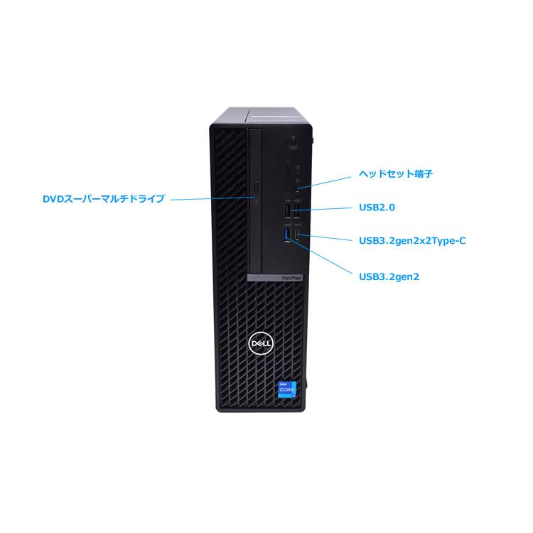 DELL OPTIPLEX SFF Plus 7010 第13世代 Core i7 13700 メモリ16G M.2SSD512G HDD2TB USBType-C マルチ Windows11 | DELL | 02