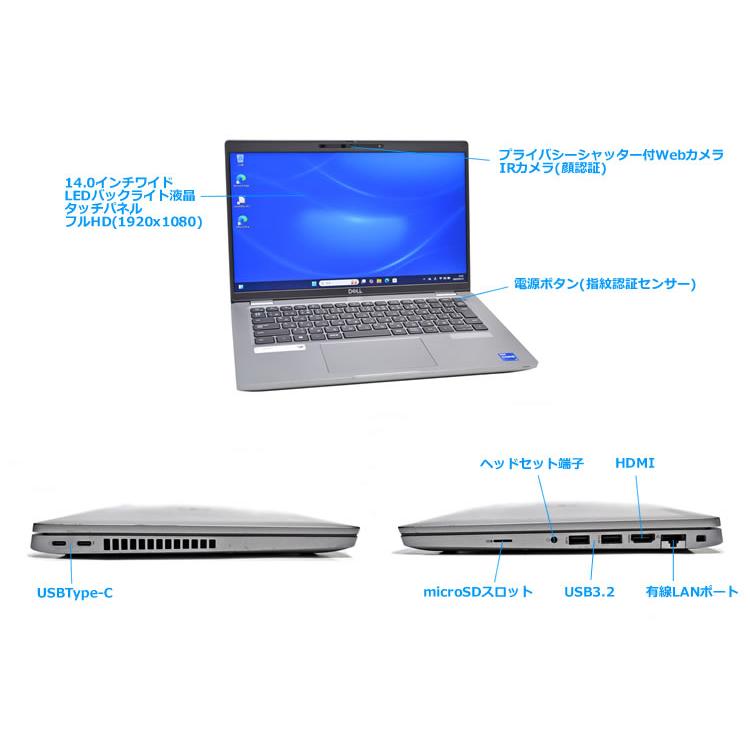 DELL（デル） メモリ48G タッチパネル FHD Wi-Fi6 顔認証 DELL