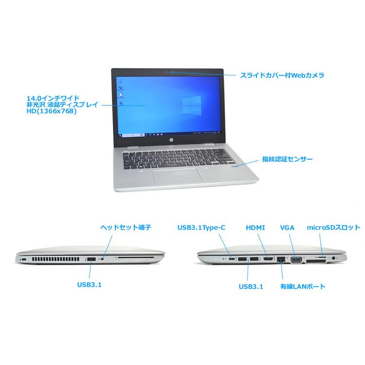 日本HP ノートパソコン 14.0型 HP ProBook 645 G4 Ryzen Pro 3