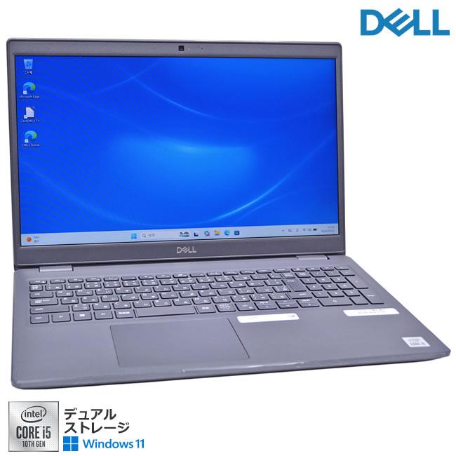 Wi-Fi6 15.6型 DELL Latitude 3510 Core i5 10210U メモリ16G M.2SSD256G HDD500G Webカメラ USBType-C Windows11 | DELL