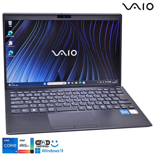 フルHD Wi-Fi6 顔認証 VAIO Pro PG VJPG21 第12世代 Core i5 1235U IrisXe メモリ16G M.2SSD256G Webカメラ USBType-C Windows11 | 