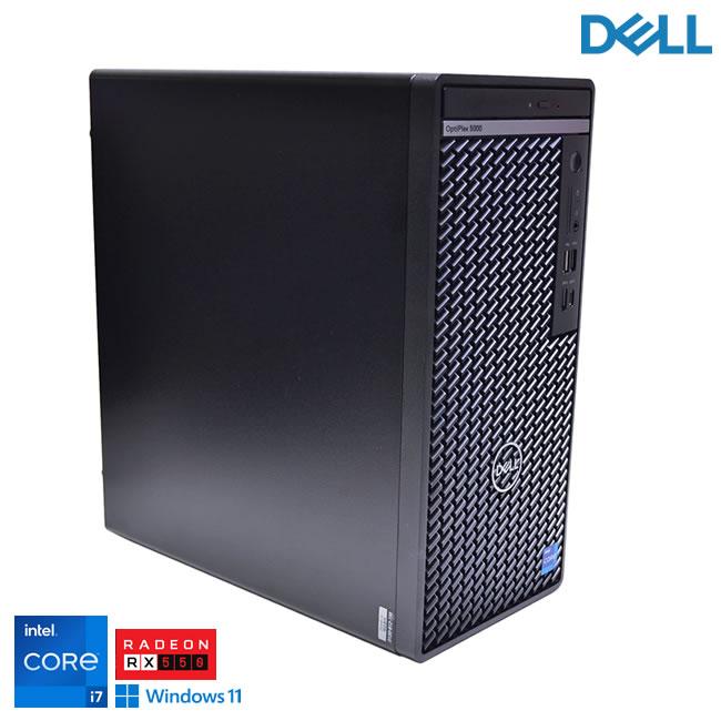 デスクトップ DELL OPTIPLEX 5000 Tower 第12世代 Core i7 12700 RadeonRX メモリ16G ｍ.2SSD256G HDD1TB マルチ USBType-C Windows11 | DELL