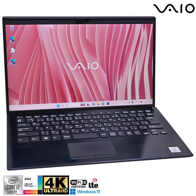 4K 14.0型 SIMフリー VAIO Pro PK VJPK13C12N Core i7 1065G7 IrisPlus メモリ16G M.2SSD128G Wi-Fi6 Webカメラ USBType-C Windows11 | 