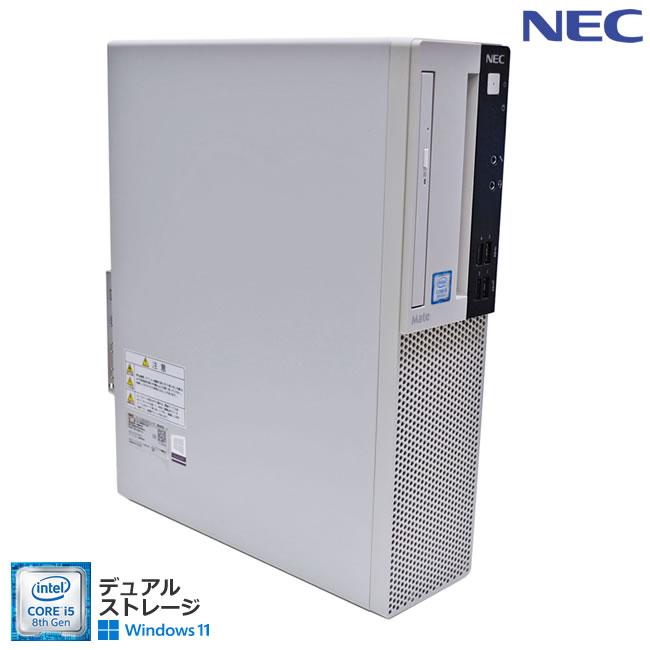 爆買 デスクトップ 省スペース NEC Mate MUM28/L-4 Core i5 8400 m.2SSD256G HDD500G メモリ8G マルチ Windows11 | Mate