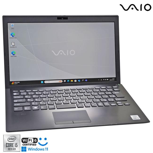 Wi-Fi6 顔認証 フルHD VAIO Pro PG VJPG13C11N 第10世代 Core i5 1035G1 M.2SSD256G メモリ8G Webカメラ USBType-C Windows11 | 