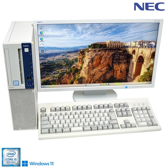 フルHD 23型 液晶セット NEC Mate MKM30/B-4 Core i5 8400 メモリ16G m.2SSD256G HDD500G USB3.1 Type-C Windows11 | Mate