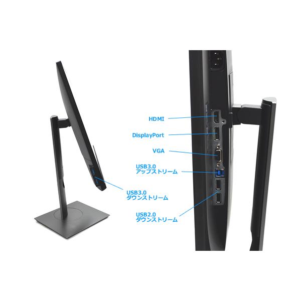 IPS フルHD液晶 23インチワイドモニター プロフェッショナルシリーズ DELL P2319H HDMI DisplayPort VGA USB3.0 | DELL | 02
