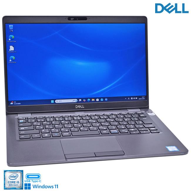 モバイルノートパソコン DELL Latitude 5300 Core i5 8365U M.2SSD256G メモリ8G Webカメラ Wi-Fi USBType-C Windows11 | DELL