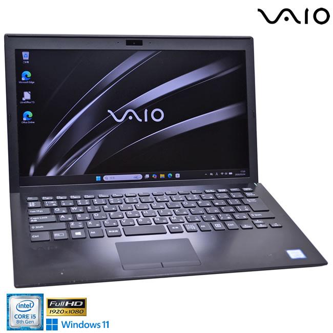 13.3型 フルHD VAIO Pro PG VJPG11C11N Core i5 8250U メモリ8G M.2SSD256G Webカメラ Wi-Fi SDXC Windows11 | 
