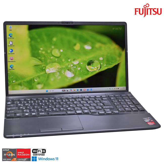 15.6型 FHD メモリ16G 富士通 LIFEBOOK AH50/G2 Ryzen 7 5700U with Radeon m.2SSD512G Wi-Fi6 Webカメラ マルチ Windows11 | 富士通