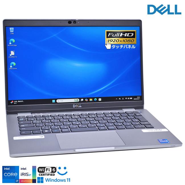 タッチパネル FHD Core i7 1185G7 IrisXe DELL Latitude 5320 メモリ16G M.2SSD512G Wi-Fi6 顔認証カメラ USBType-C Windows11 | DELL